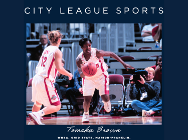 woman playing basketball